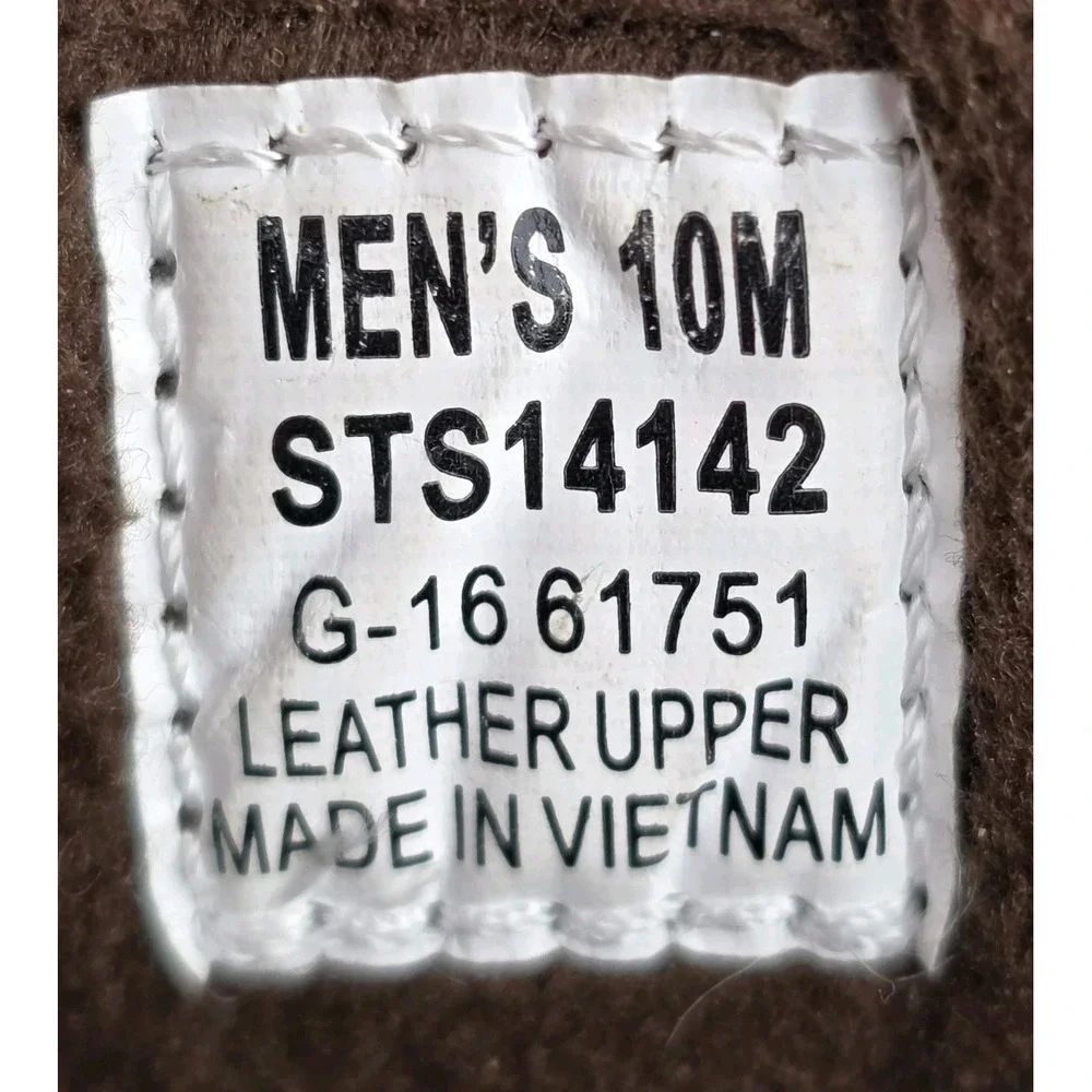 Sperry Top-Sider Brewster Mens 10M Waterproof Duck Brown Leather Lace Up Boots